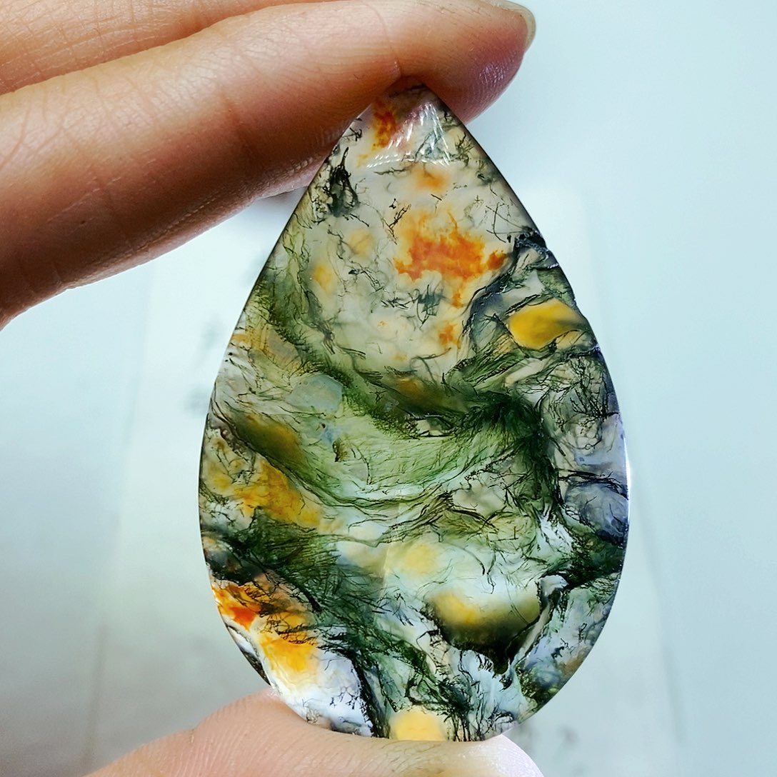 玛瑙/玉髓颈饰未镶嵌风**痕