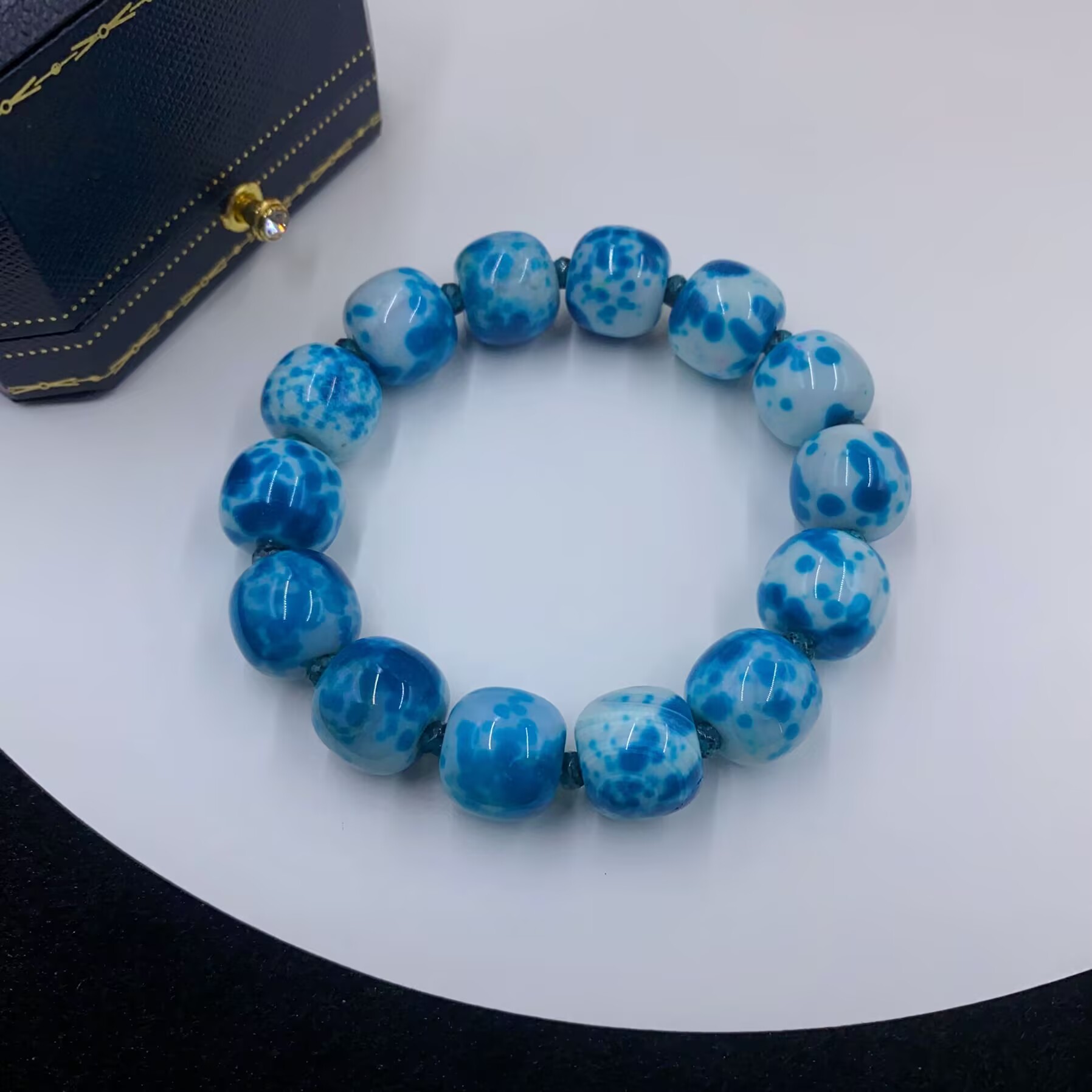 4885 蓝色手串多样性发货