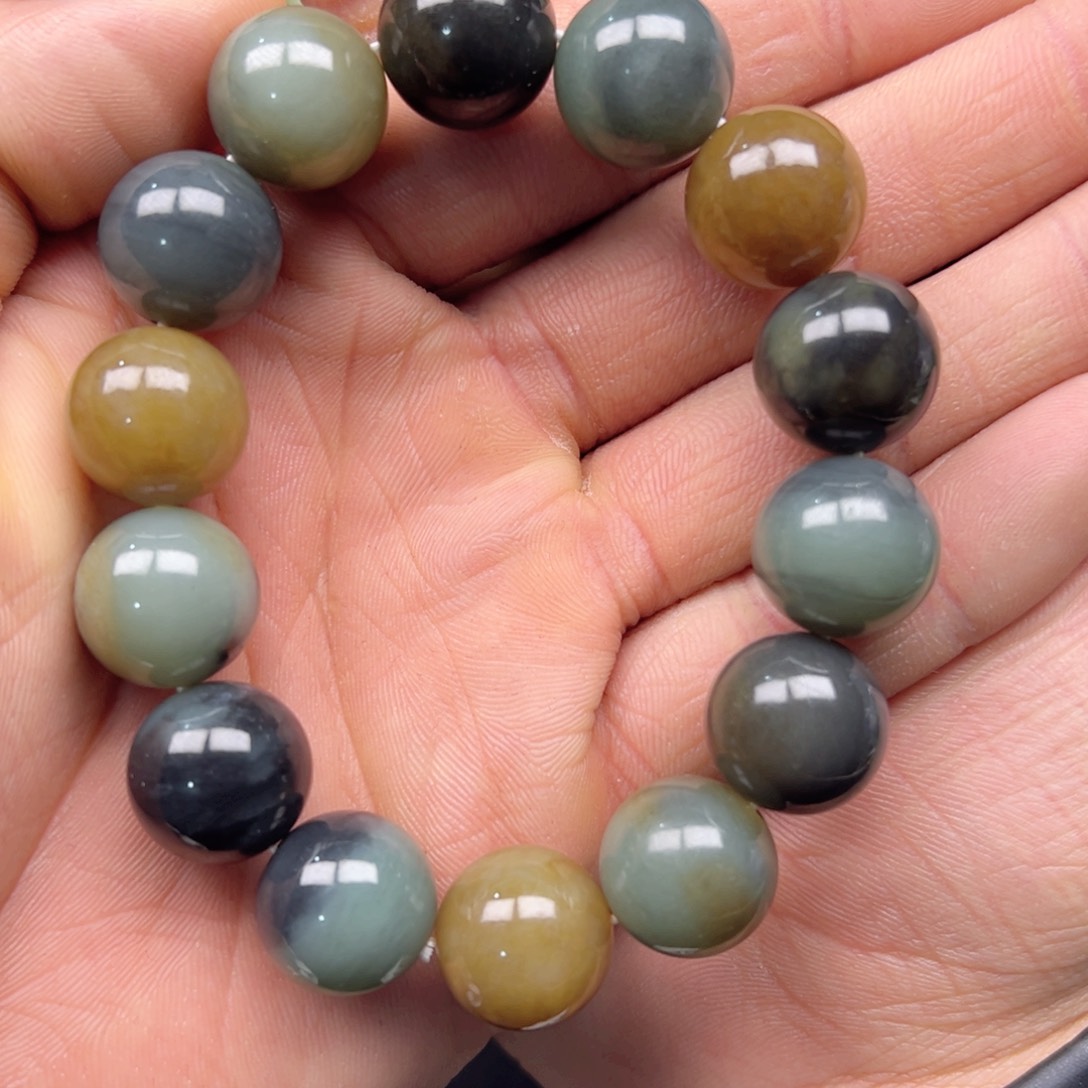 和田玉手串未镶嵌多样性拍一发一楼兰卡16