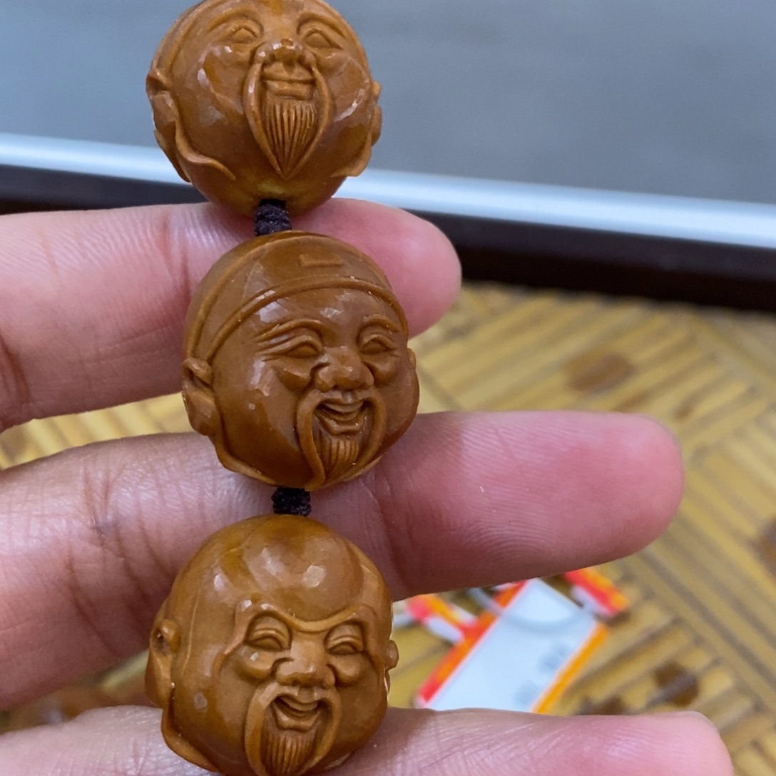 橄榄核手串/手链福禄寿一组