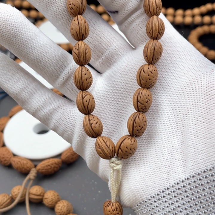 ，**！0.92尺寸野生桃核手持