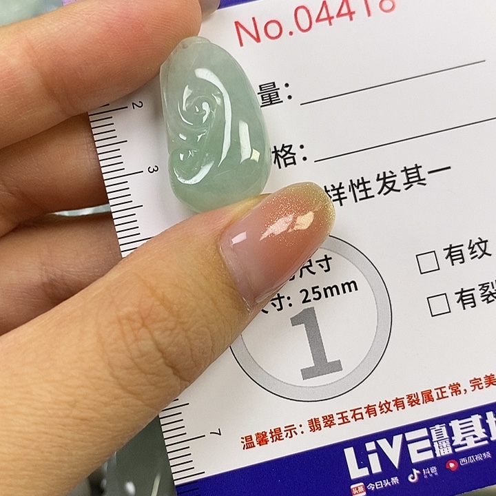 翡翠未镶嵌颈饰翡翠