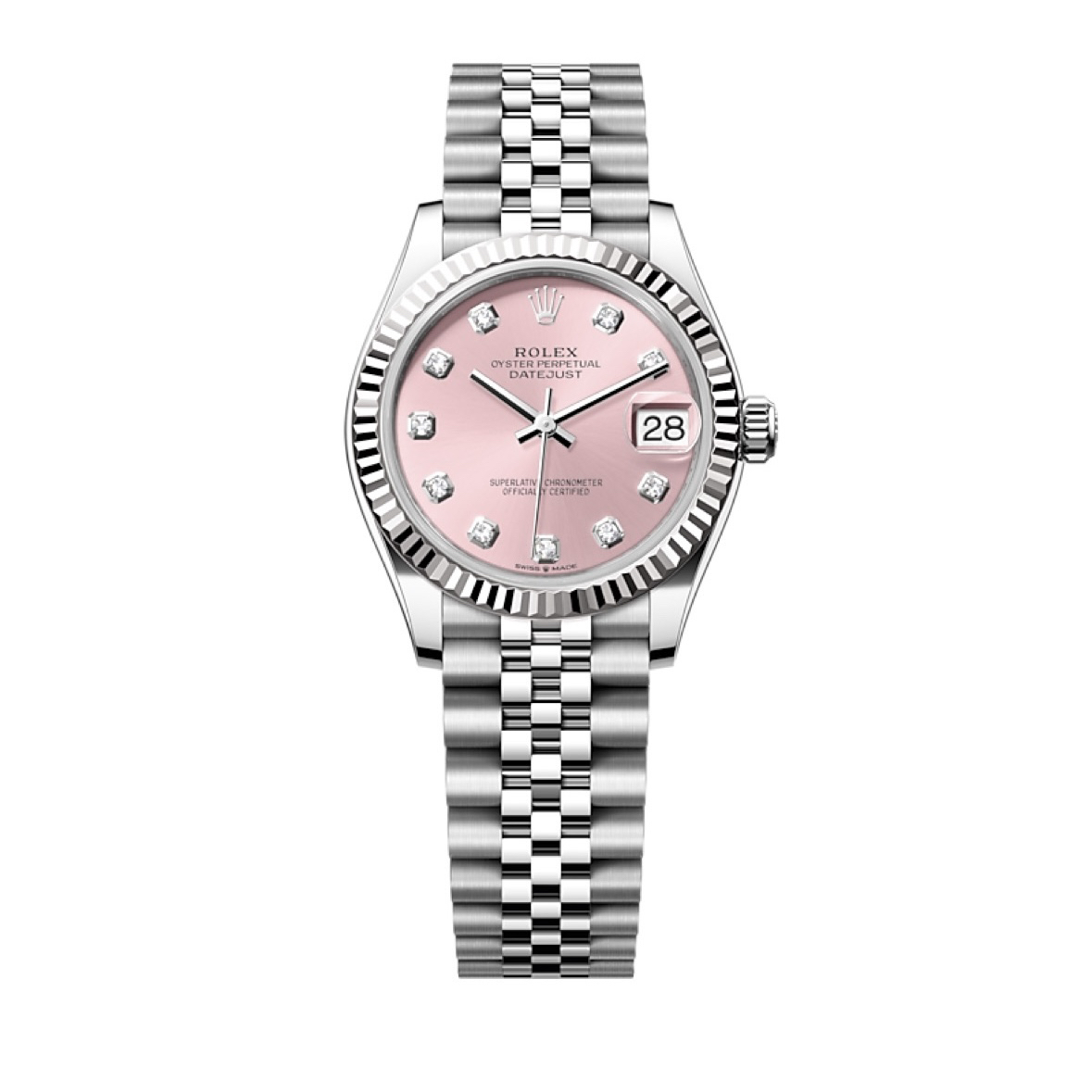 99新 Rolex/劳力士 278274粉钻/31毫米/21年二手全套
