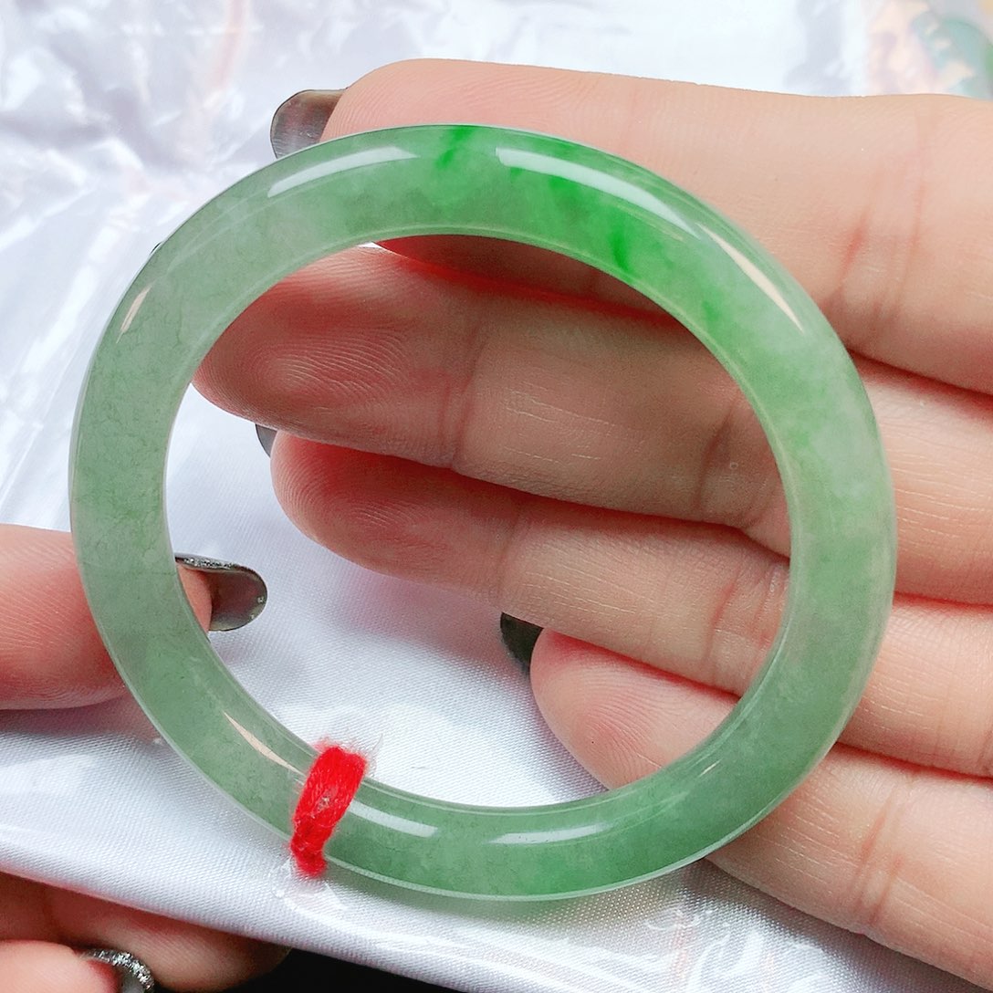 未镶嵌手镯翡翠圆条2586
