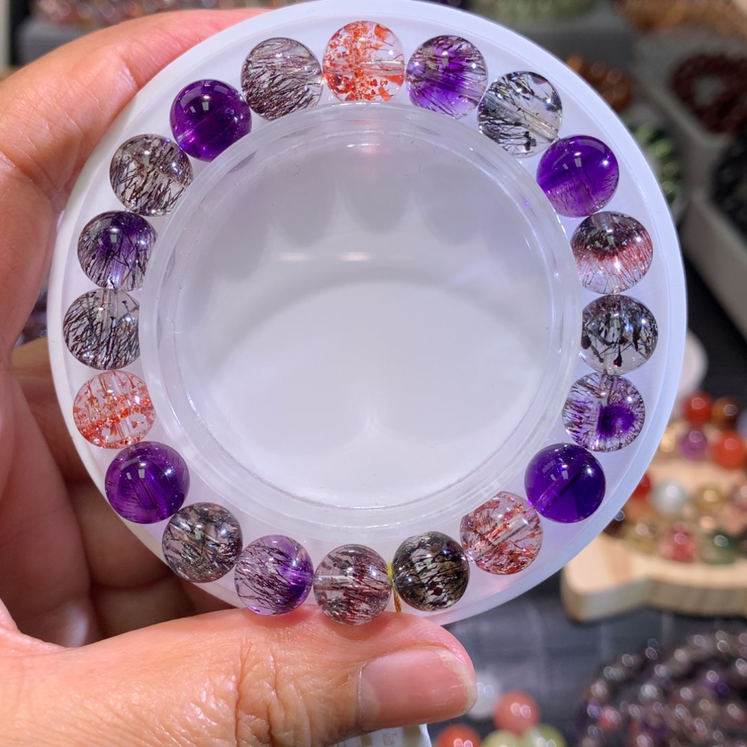 水晶手链未镶嵌嘻*谢手链
