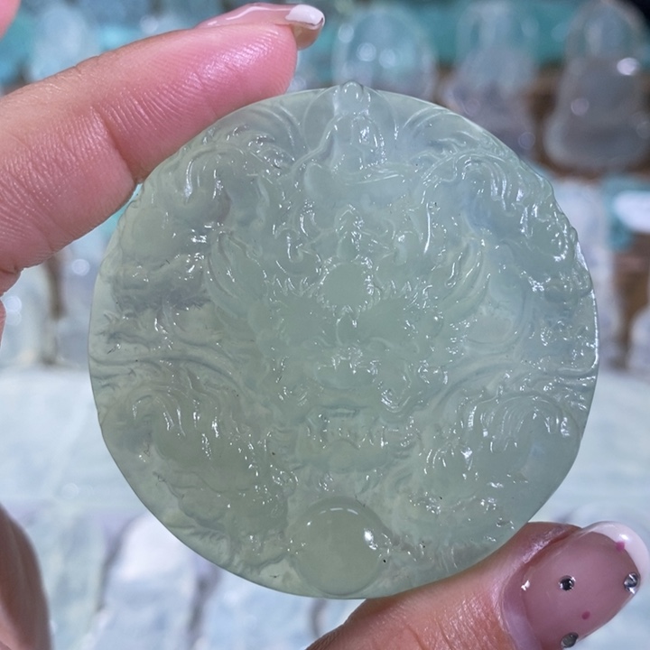 岫玉吊坠未镶嵌吊坠