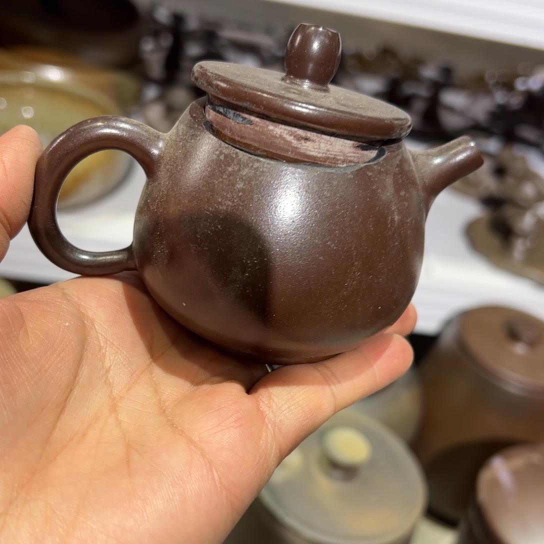 贵台龙窑柴烧茶壶76