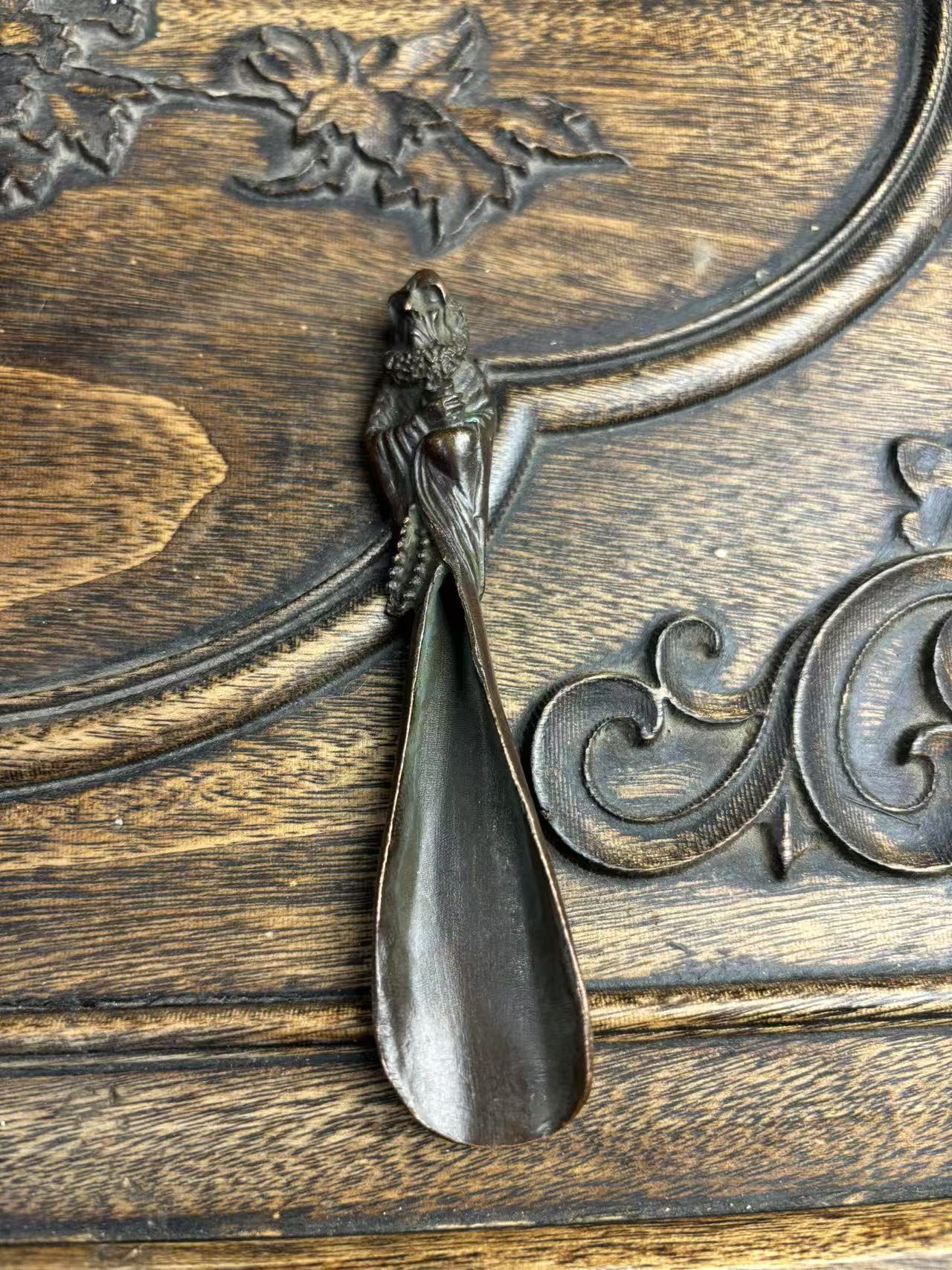 小铜茶铲一个{小七甄选}