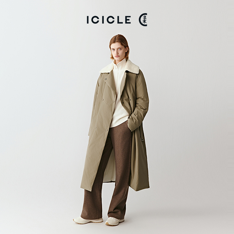 【11.28】ICICLE之禾25冬新品【HUG羽绒服】全棉绉布羽绒服1365