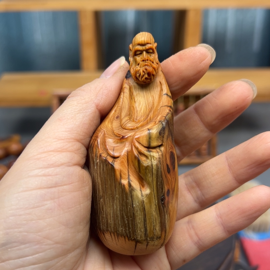 柏木崖柏木摆件手把件，56