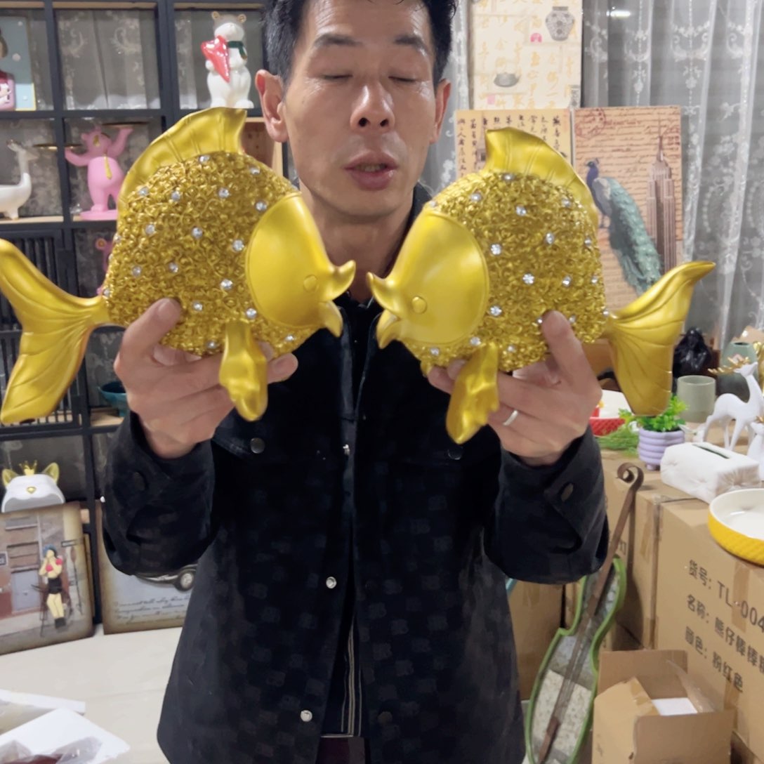 红陶红陶红陶红陶一对鱼