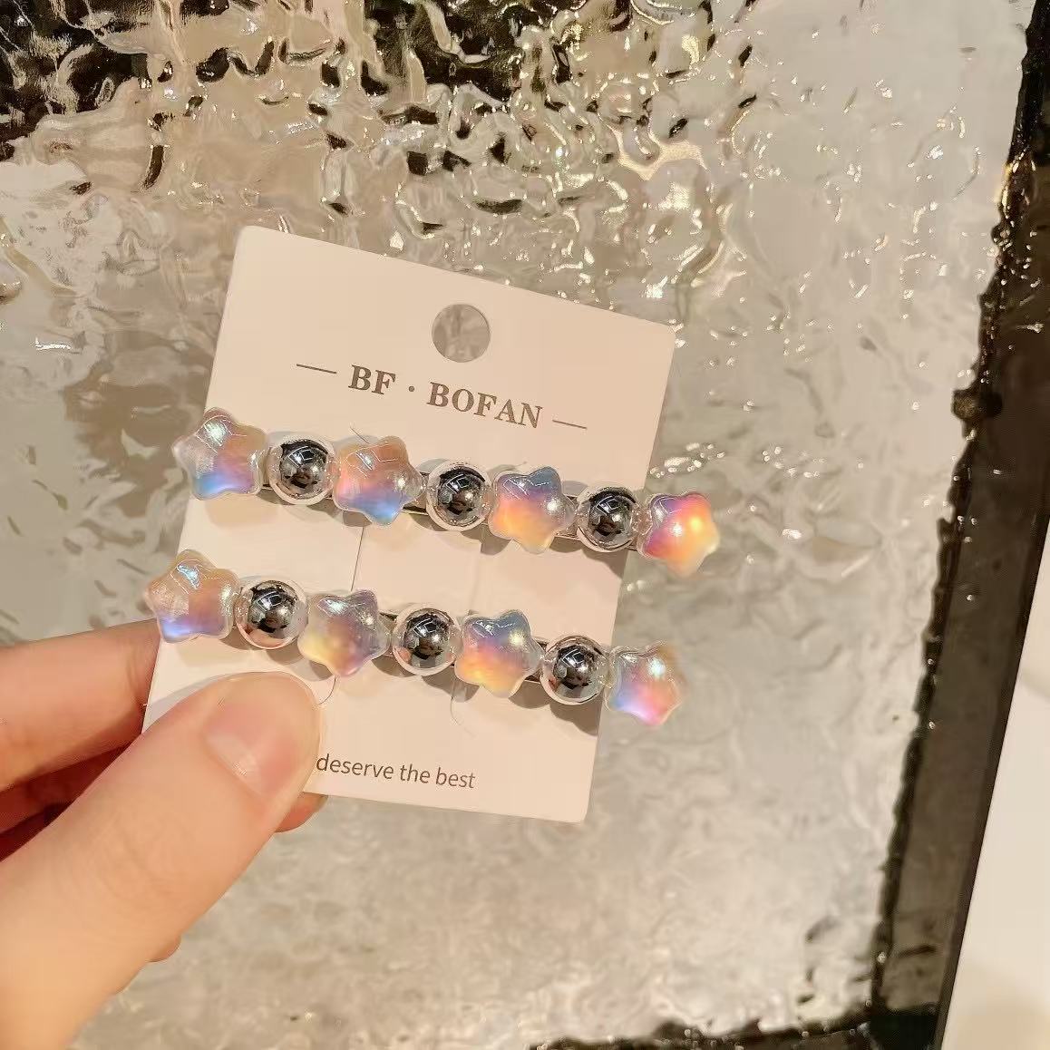 【个人单】重工轻奢手工韩系发圈 抓夹 边夹混拆对对碰