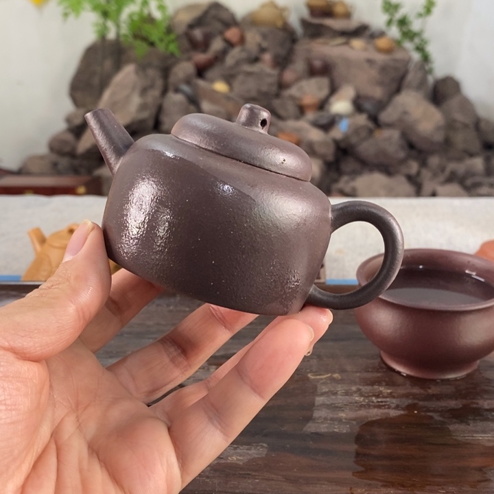 紫砂茶壶宜兴天青150