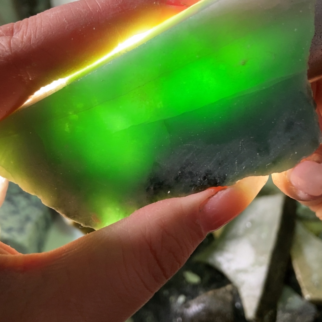 翡翠未镶嵌挂件天然翡翠