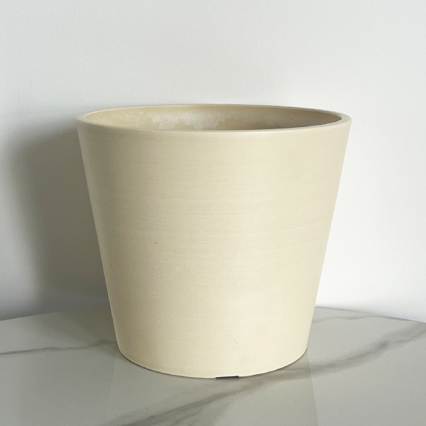 F17象牙色抗寒耐热环保花卉绿植塑料花盆