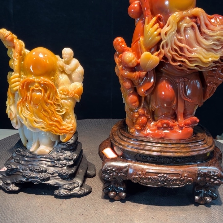 寿山石锦**林寿山石摆件