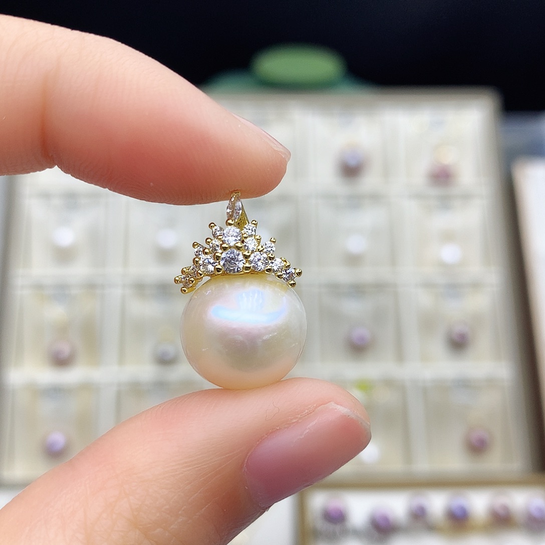 淡水珍珠颈饰合金