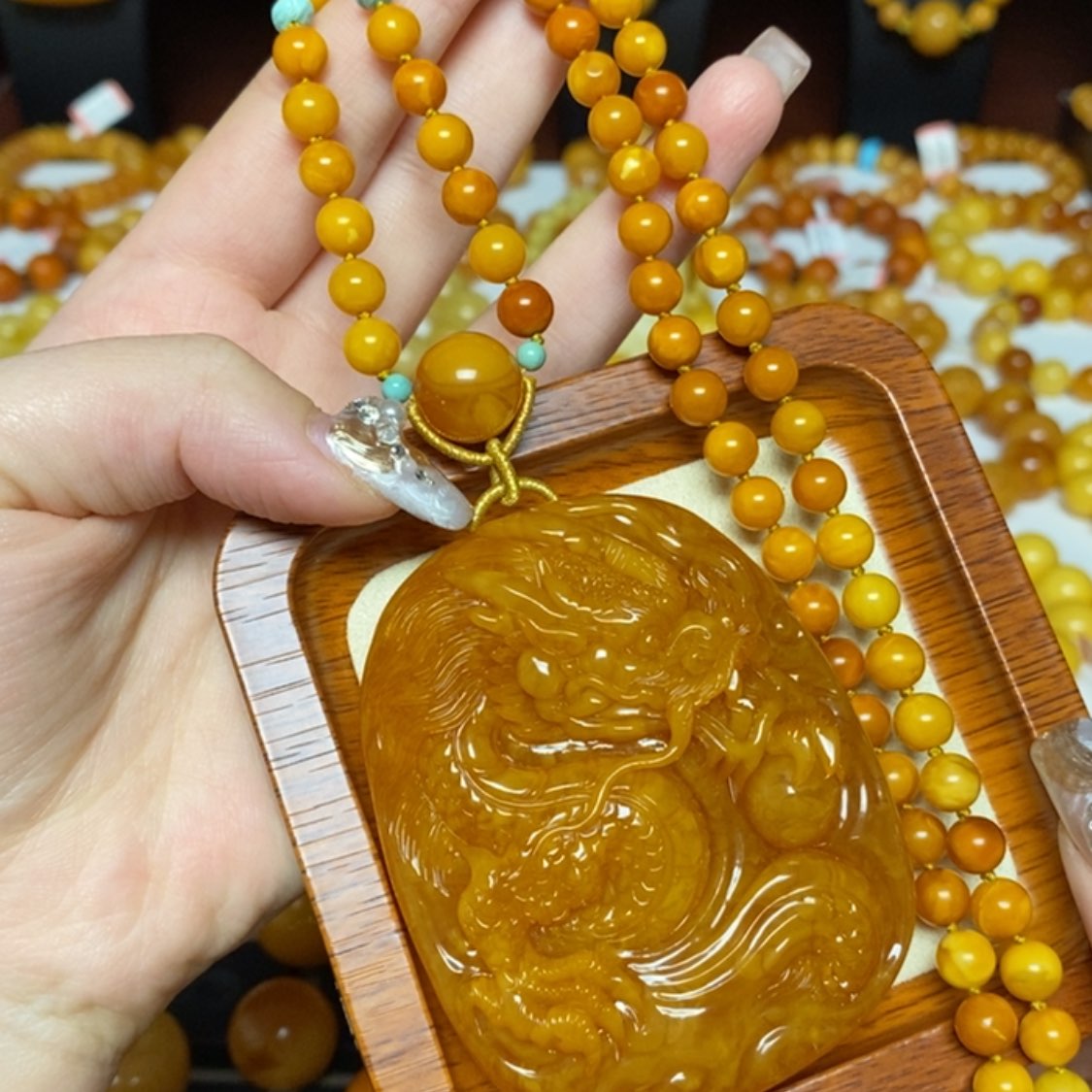 【闪购商品】未镶嵌蜜蜡颈饰项链