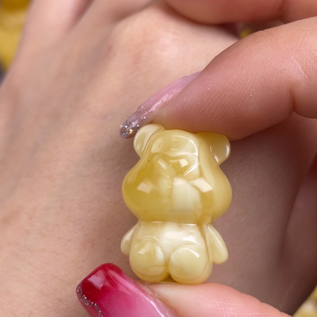 琥珀裸石未镶嵌蜜蜡