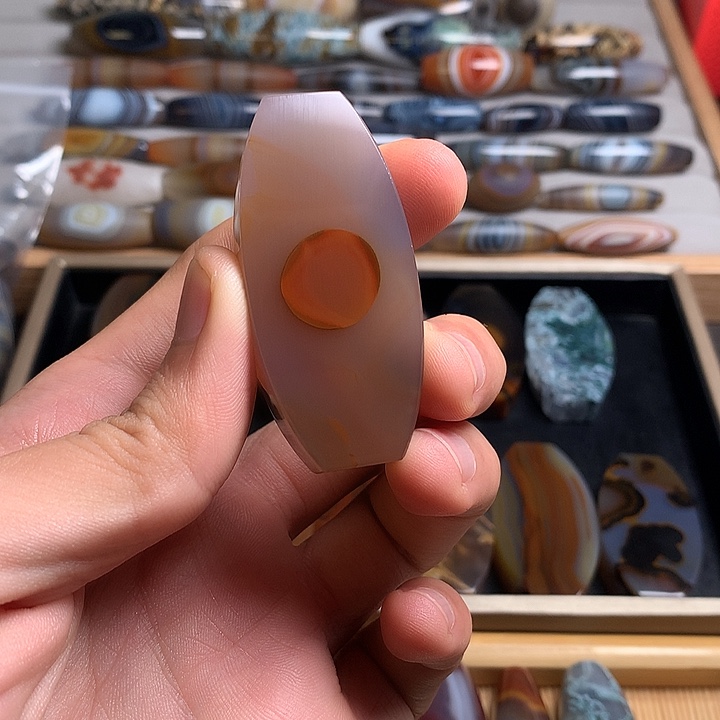 玛瑙/玉髓合金颈饰