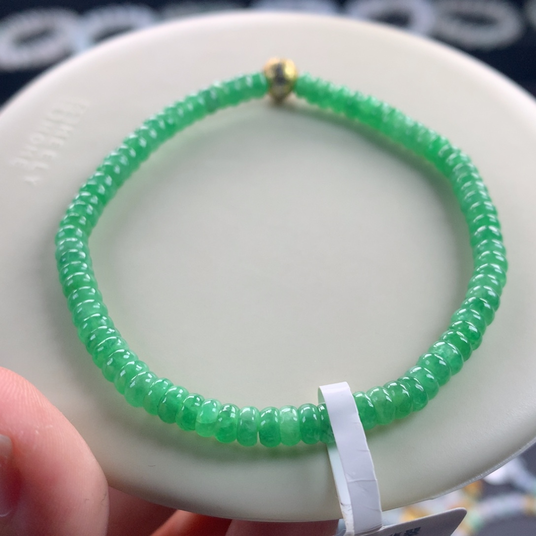 翡翠未镶嵌手链卡4