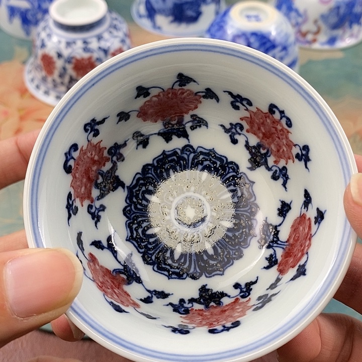 杯现代景德镇全手工全手绘茶具168888