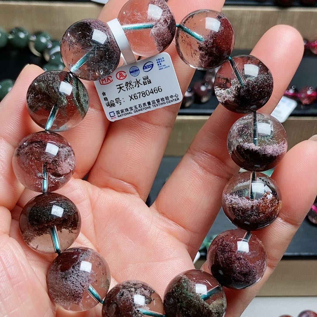 水晶手链未镶嵌红幽灵17