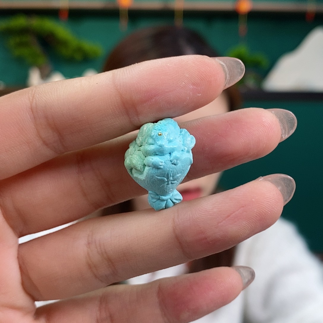 绿松石珠宝奇石未镶嵌