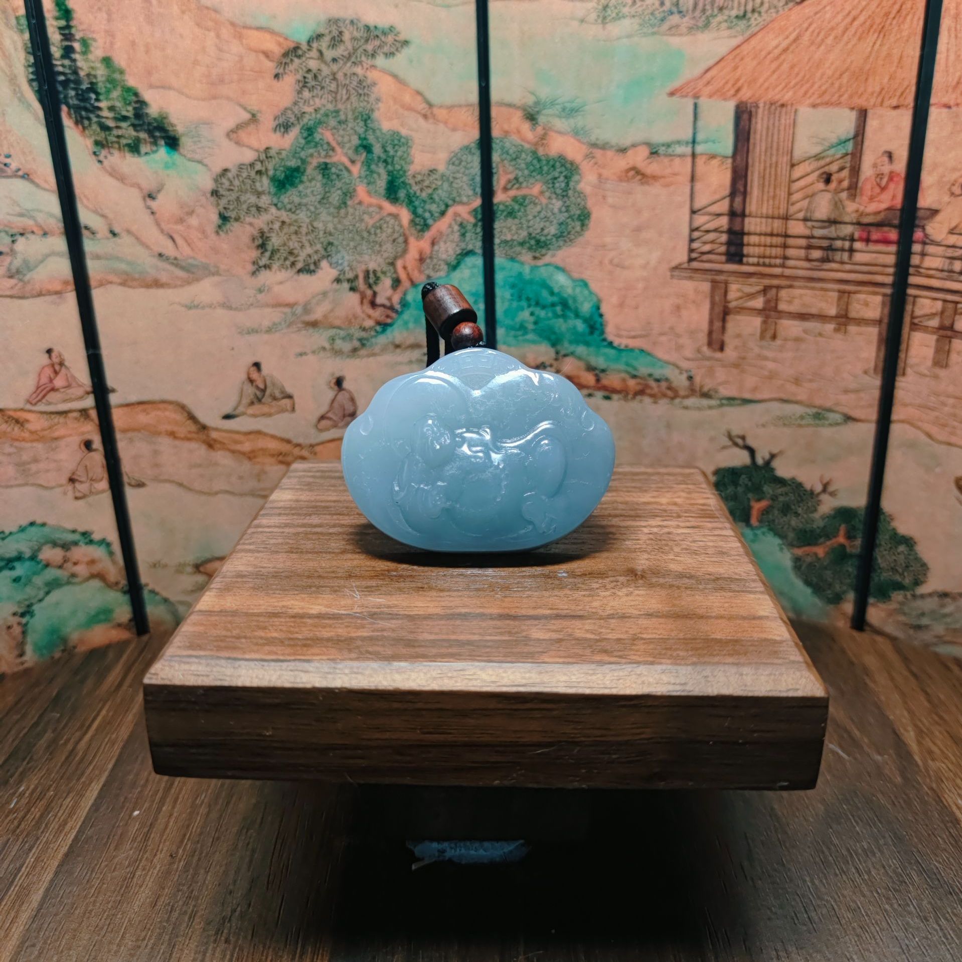 F和田玉佛公吊坠1323