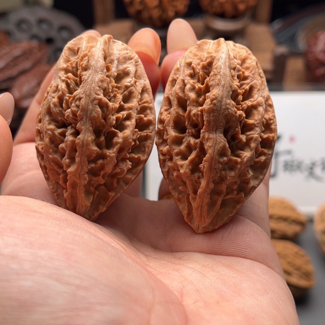 文玩核桃把件关东木子家楸大胖96