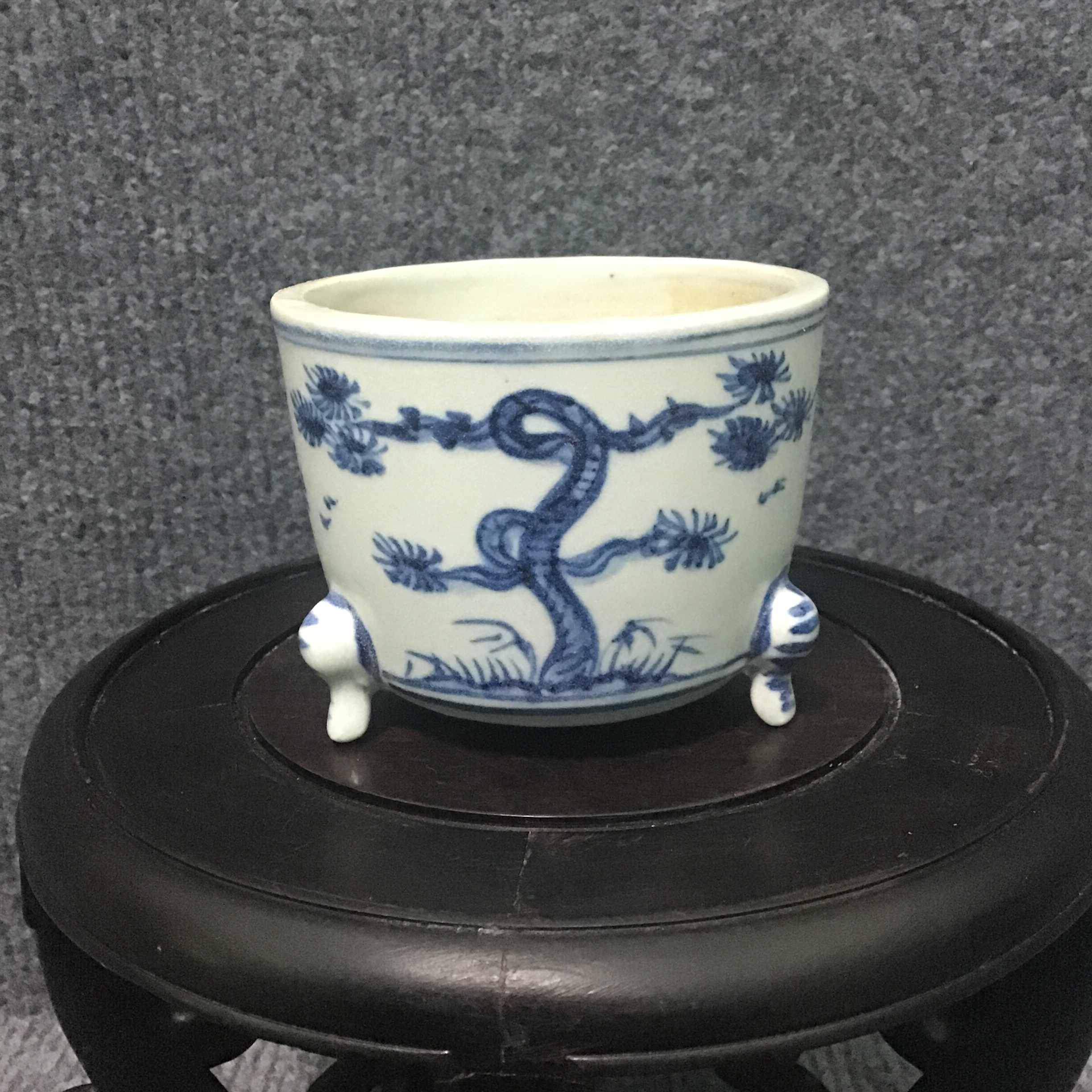 陶瓷松竹梅小熏炉