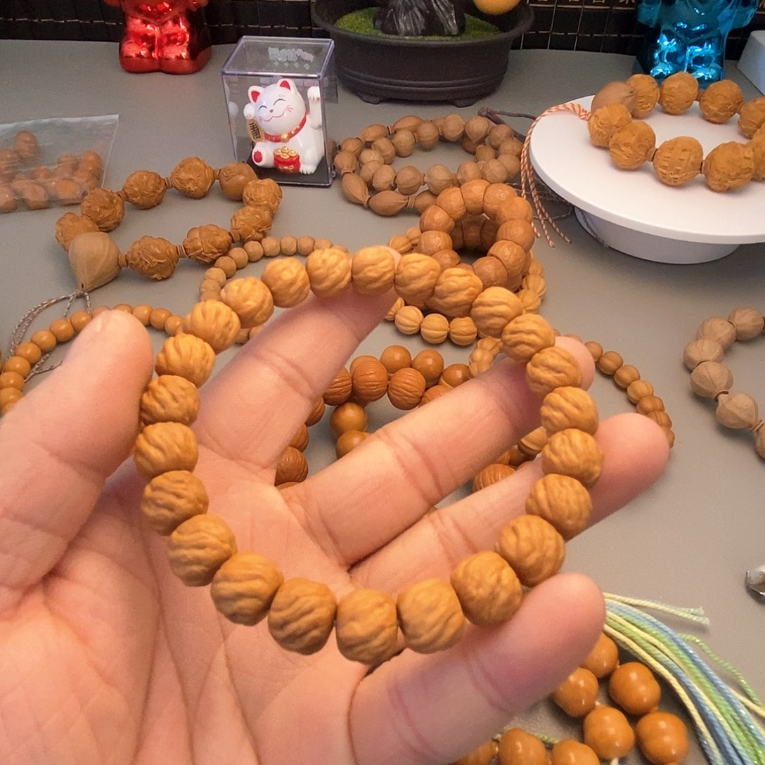 手串/手链核桃猴头手串定风珠微瑕
