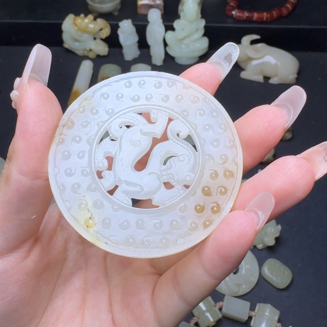 和田玉挂件未镶嵌宁**