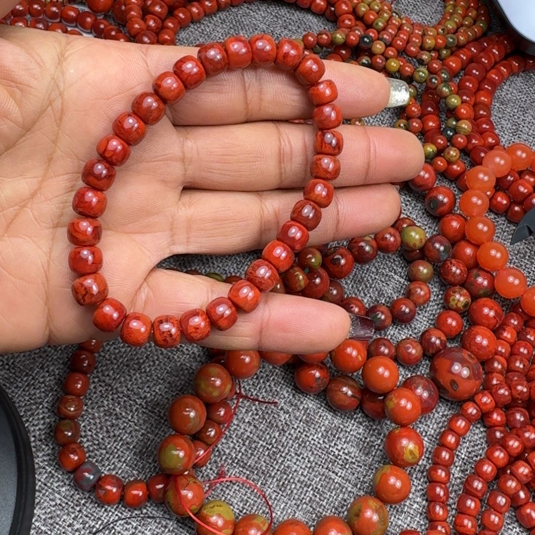 猫***静南红玛瑙未镶嵌手链