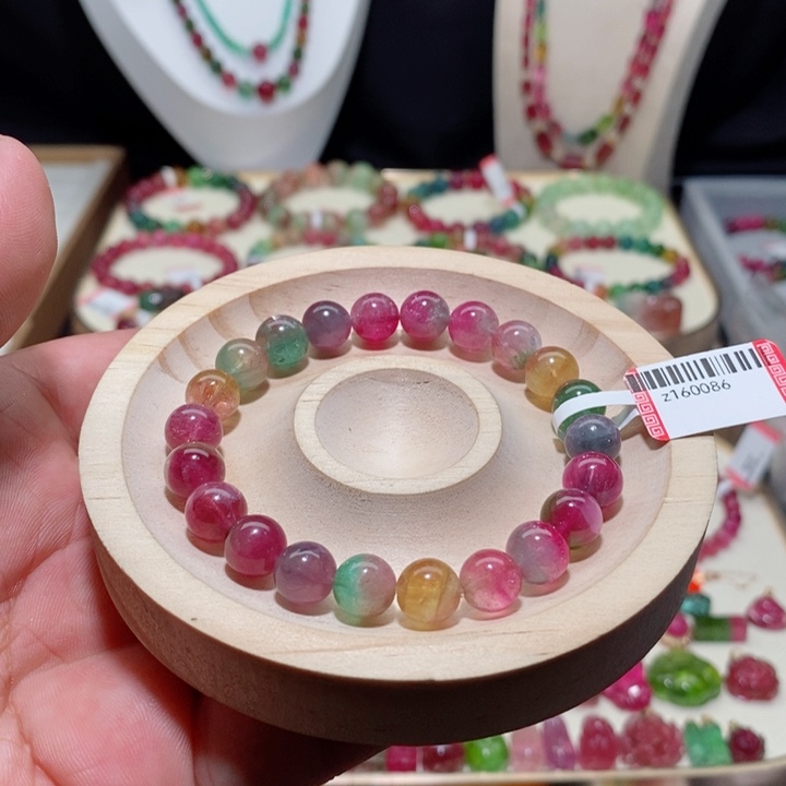 碧玺手链未镶嵌碧玺手链