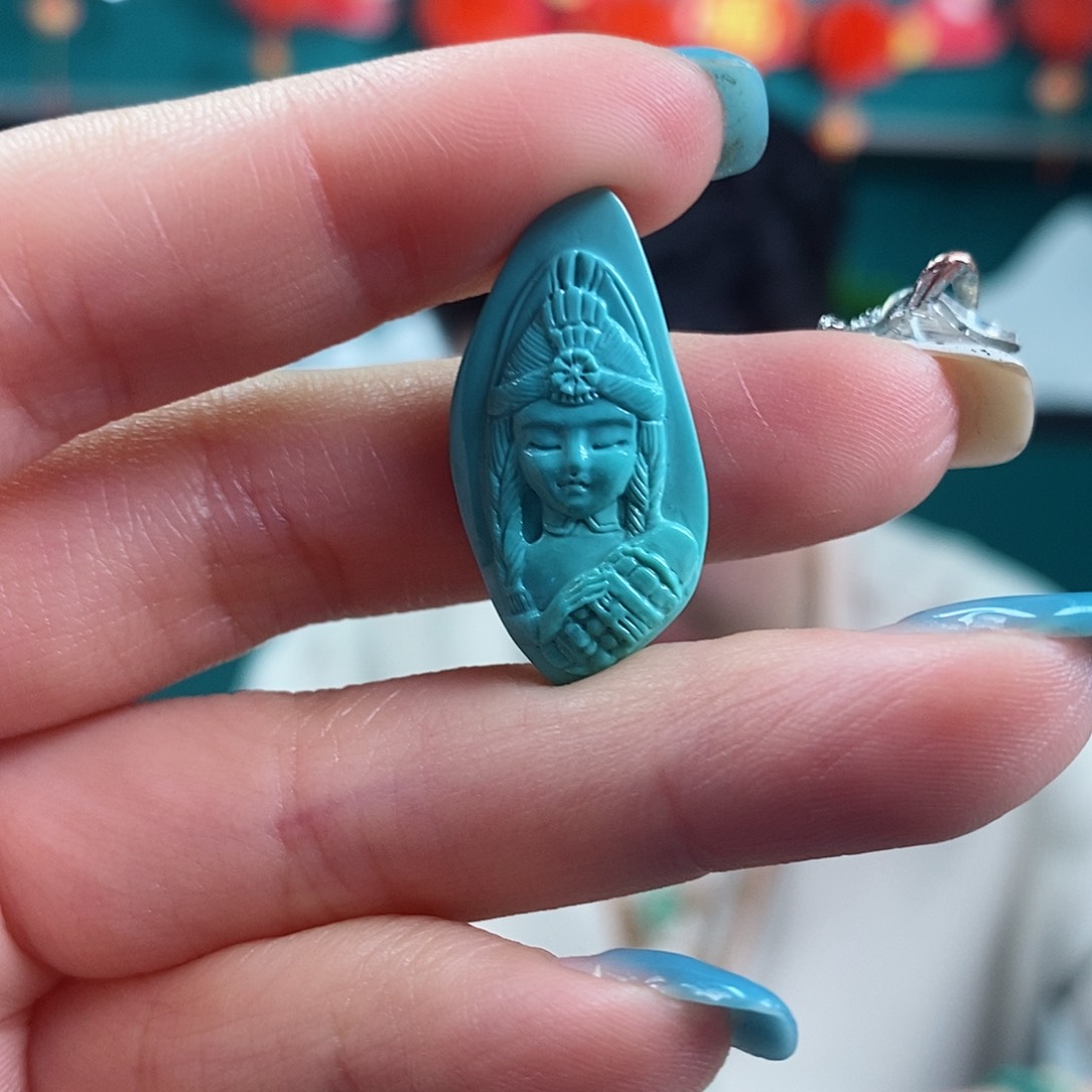 绿松石珠宝奇石未镶嵌