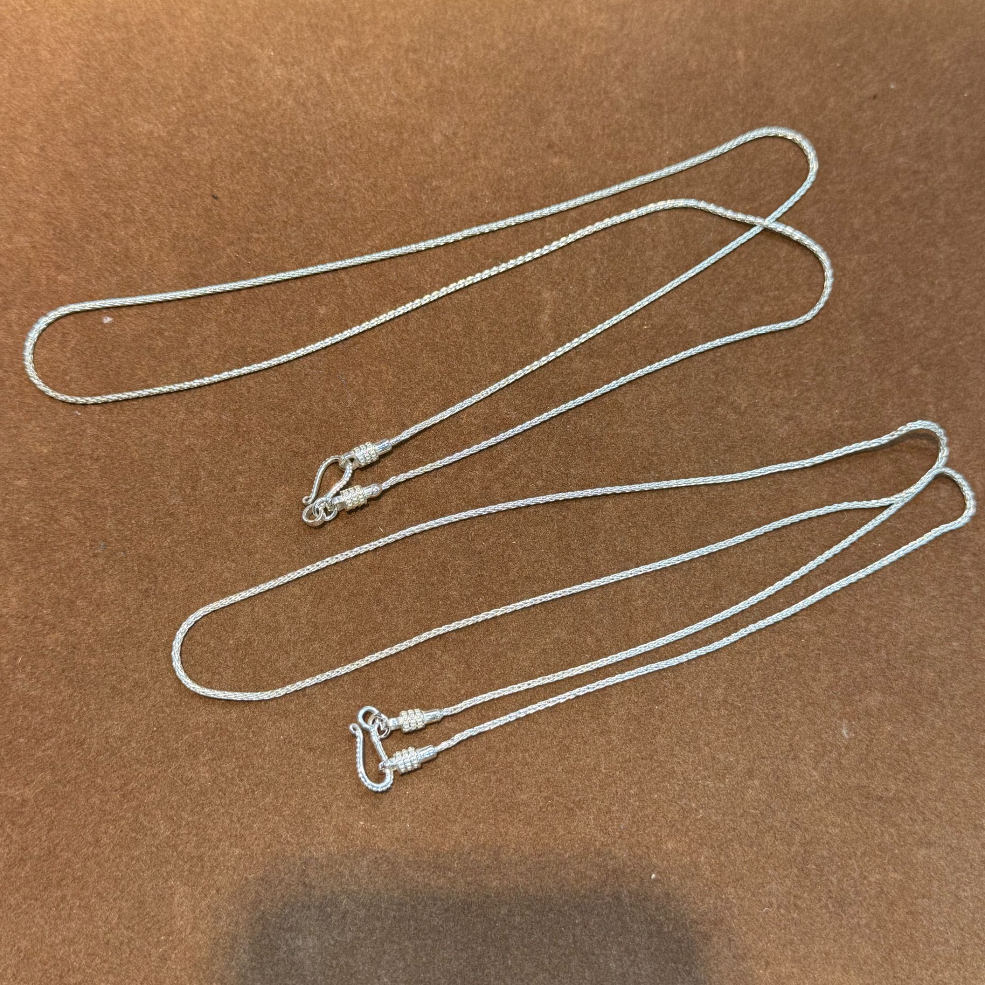 链子925银 【北野珠宝】S925银长款项链B82H-207长度60cm多样性发一