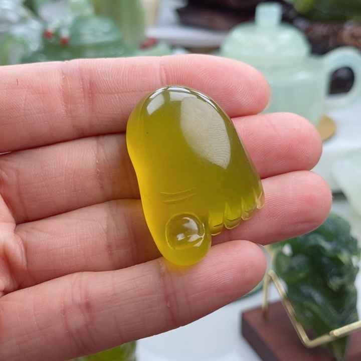 岫玉四大名玉挂件未镶嵌