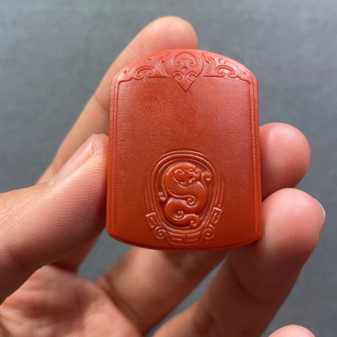 南红玛瑙未镶嵌配饰36.3mm