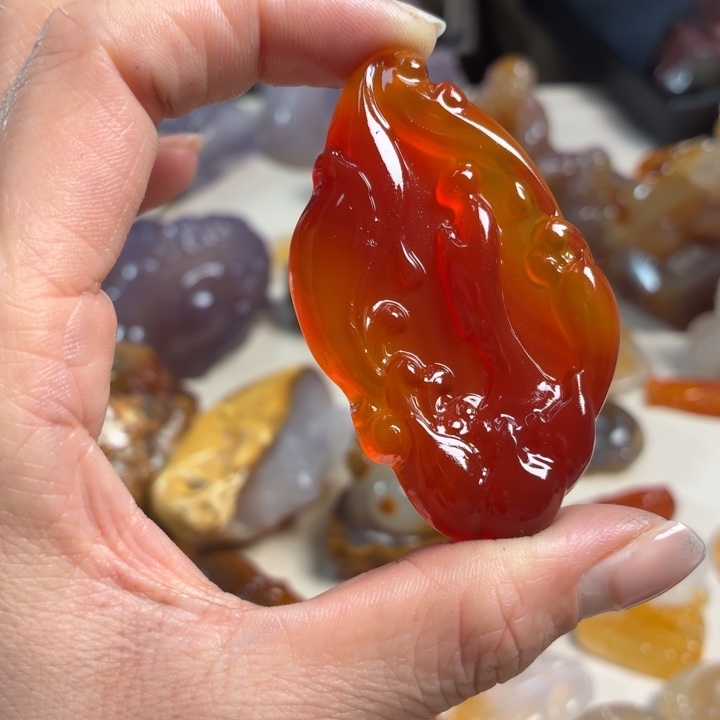 玛瑙/玉髓未镶嵌吊坠(不含链)