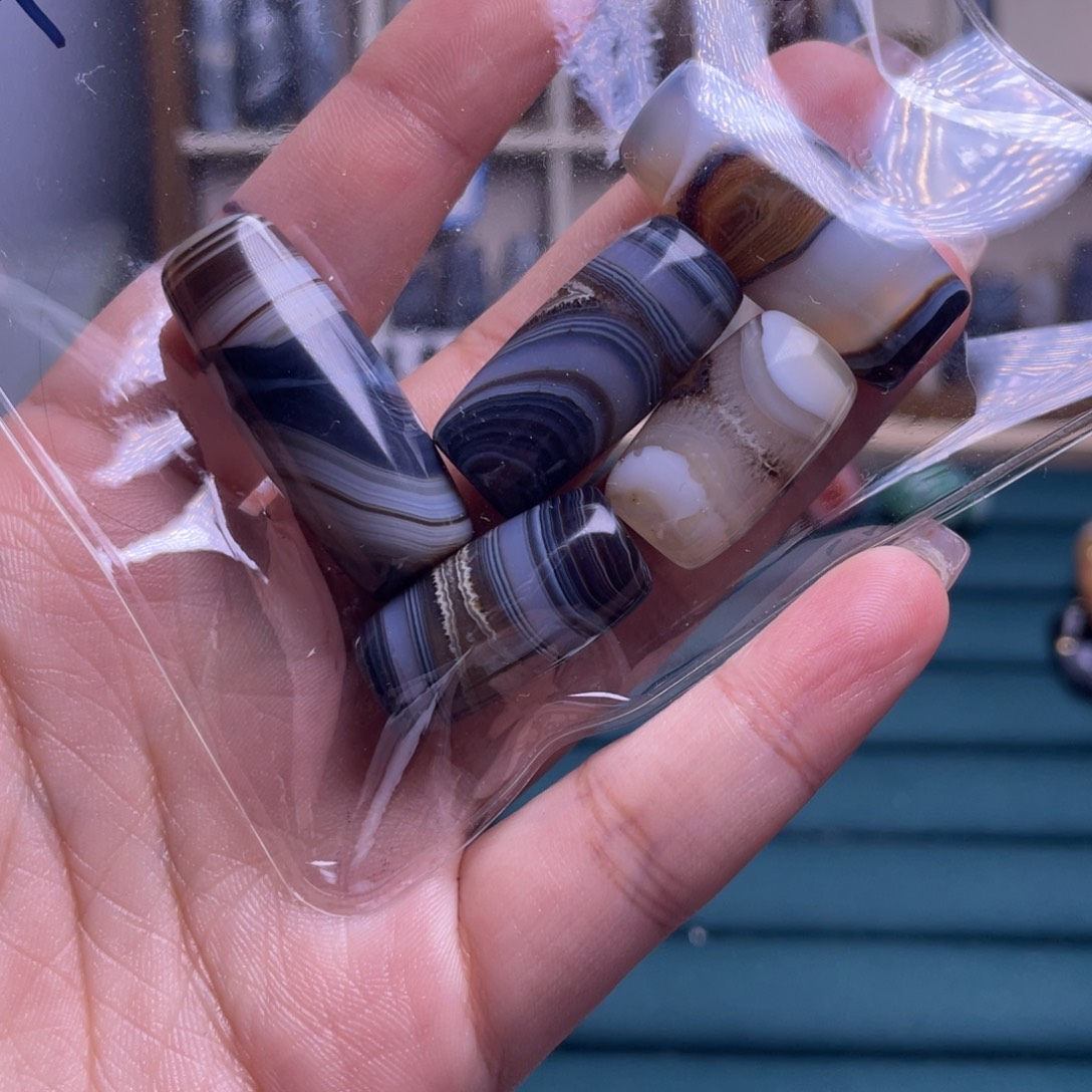 雪***真玛瑙/玉髓合金颈饰