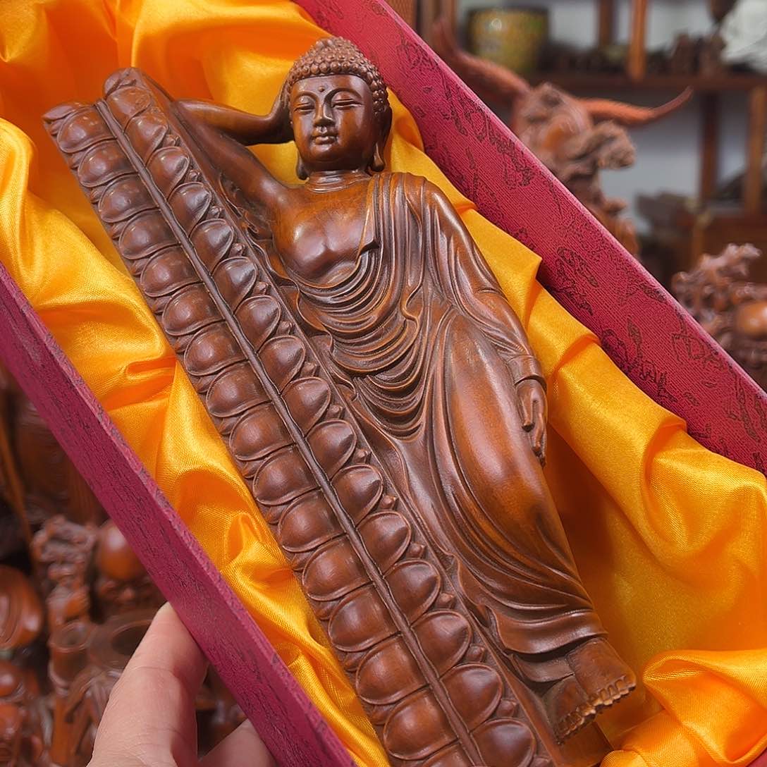 黄杨木黄杨木雕刻长度19.5厘米