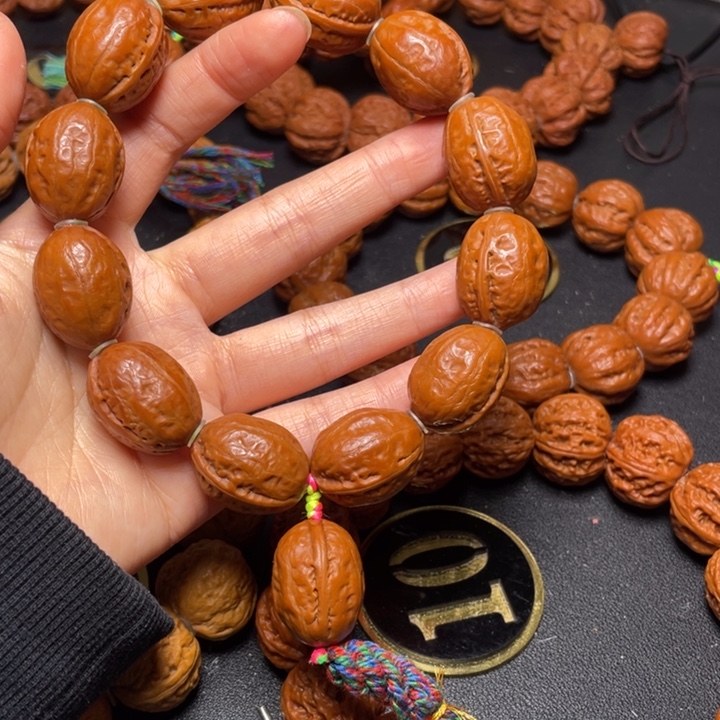 把件文玩核桃大枣手串