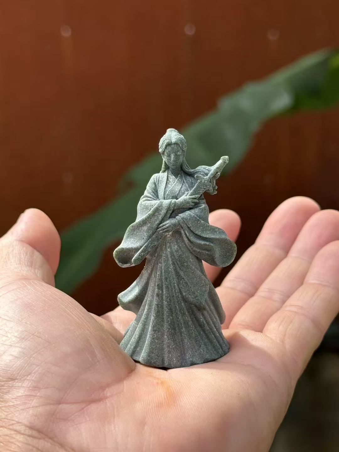 紫霞仙子  大话西游鱼缸造景青砂石微景观山水布置桌面摆件茶宠