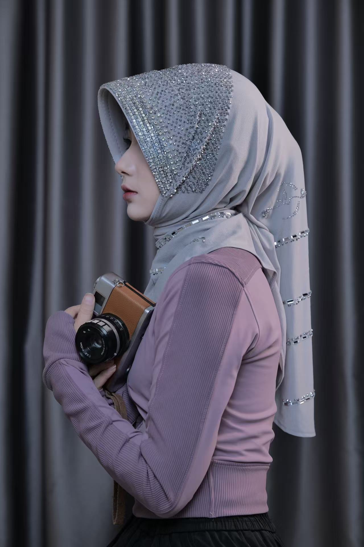 2025年斋月新款头巾上新包头