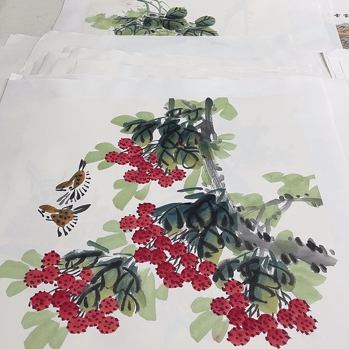 姜奇老师花鸟作品50×50