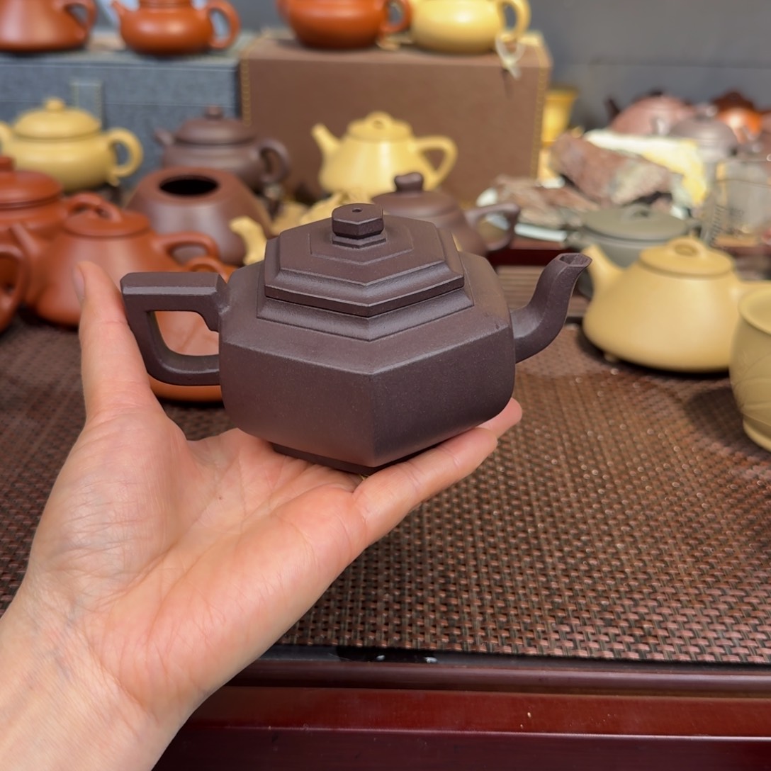 紫泥茶壶天青200毫升左右