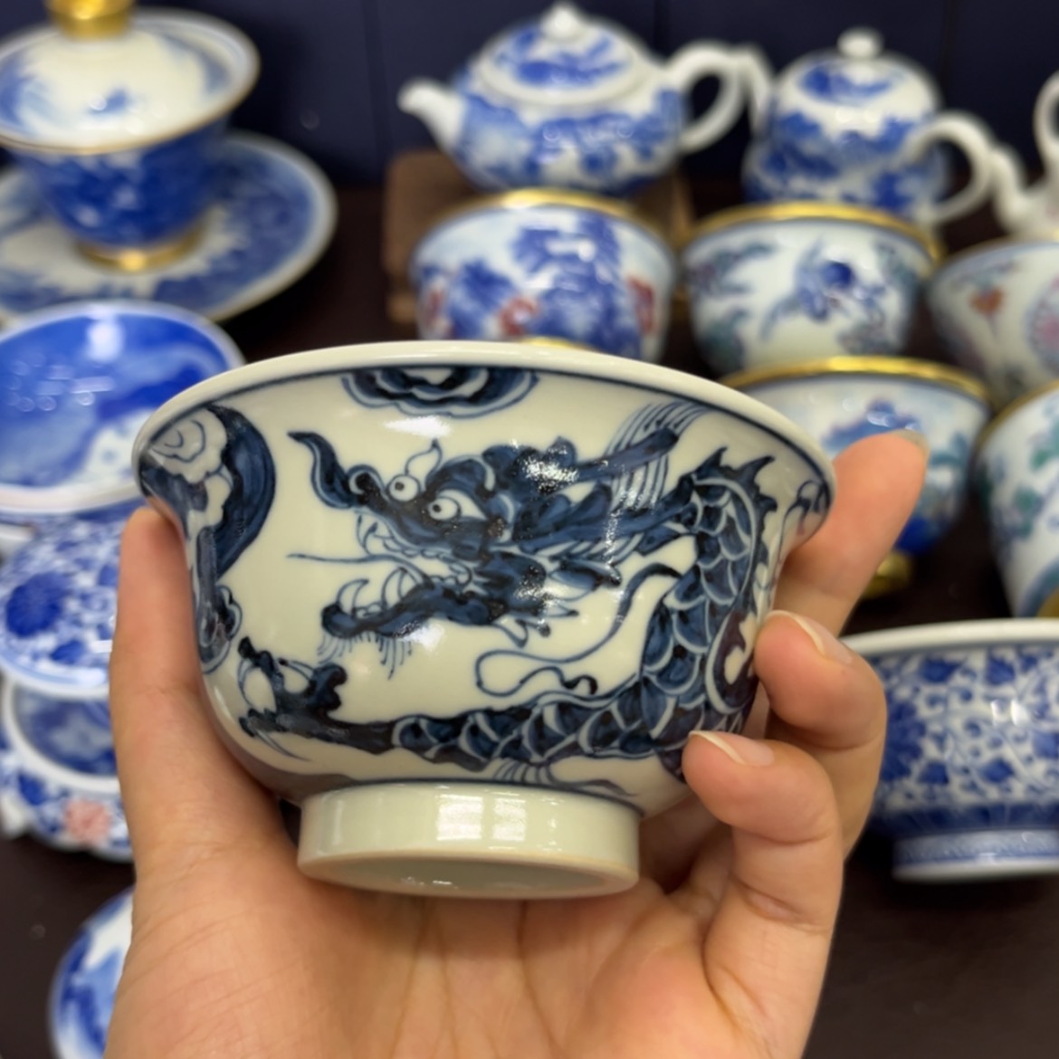 【闪购商品】景德镇陶瓷手工手绘
