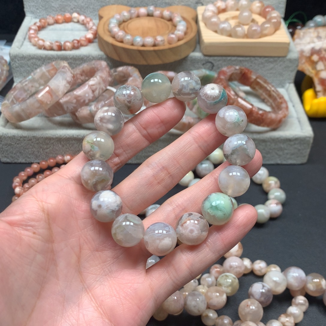 長***樂玛瑙/玉髓未镶嵌手链