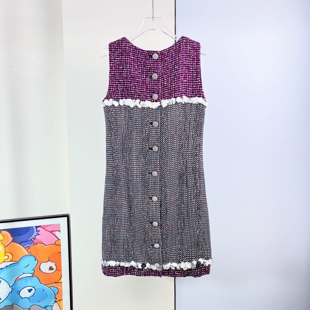 95新 Chanel/香奈儿 95新/无袖连衣裙 /40码/Xspr4714/公价42000